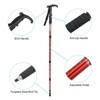 Unique Bargains Aluminum Alloy Collapsible T Handle Hiking Trekking Pole with Mud Basket 21-43 Inch - 4 of 4