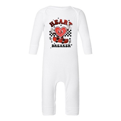 The Juniper Shop Heart Breaker Skater Baby Romper