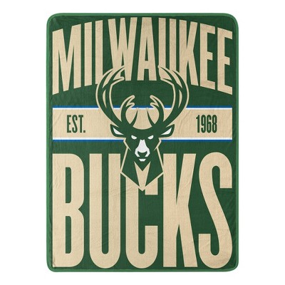 NBA Milwaukee Bucks Micro Throw Blanket