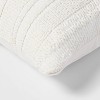 Oversized Textural Woven Throw Pillow Cream - Threshold™ - image 4 of 4