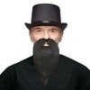 Mustaches Black Beard & Moustache Adult Costume Accessory Set - 2 of 4