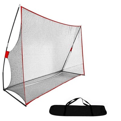 MPM Golf Net for Backyard, 10 X 7ft Heavy Duty Portable Golf Hitting Net Large Golf Practice Net with Carry Bag for Driving Indoor Outdoor