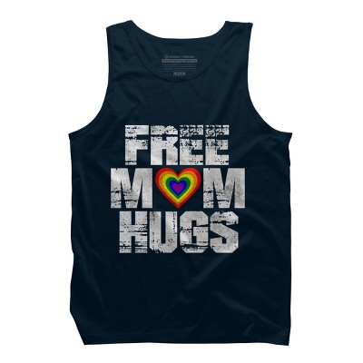 Adult Design By Humans Vintage Free Mom Hugs Heart Pride By Avocato Tank Top
