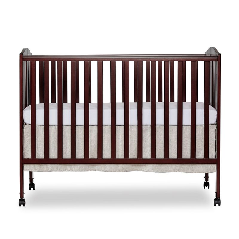Dream On Me Full Size 2-in-1 Folding Stationary Side Crib, 1 of 8