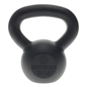 BodySport Cast Iron Kettlebells – Strength Training Kettlebell for Weightlifting, Core Training, & Conditioning - 1 of 4