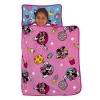 Disney Minnie Mouse Let's Party Pink, Lavender, and Aqua Balloons, Ice-cream Cones, Cupcakes, and Confetti Toddler Nap Mat - image 3 of 4