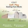 KIDKII 4 Piece Set Soft Play Original Foam Blocks for Toddlers Play Gym, Beige - 3 of 4