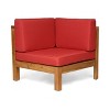 GDFStudio Cascada Outdoor Acacia Wood 5 Seater Sectional Sofa Chat Set with Cushions - 4 of 4