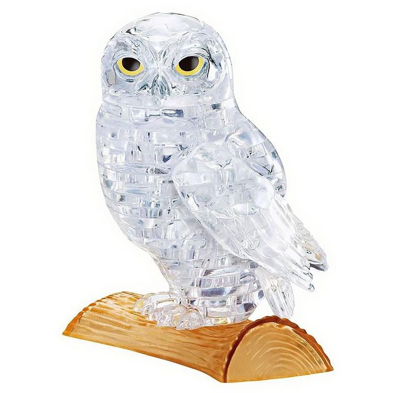 University Games White Owl 42 Piece 3D Crystal Jigsaw Puzzle, 1 of 4