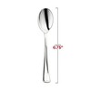 Smarty Had A Party Shiny Metallic Silver Plastic Spoons - 600 pcs - 3 of 4
