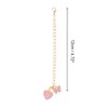 Unique Bargains Butterfly Heart Cup Chain Charm Water Cup Pendant 1 Pc - 2 of 4