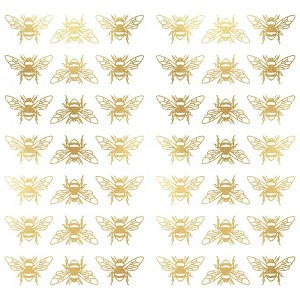 Bee Peel and Stick Wall Decal Gold - RoomMates: Vinyl, Self-Adhesive, Modern Decor, Animal Pattern, 42pc - 1 of 4