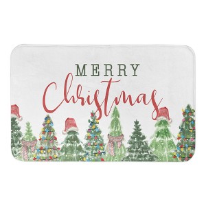 Creative Products Merry Christmas Gnome Trees 21 x 34 Bath Mat - 1 of 1
