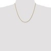 Black Bow Jewelry 1.75mm, 14k Yellow Gold Solid Diamond Cut Rope Chain Necklace - 2 of 4