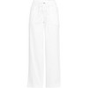 Lands' End Women's Herringbone Chino High Rise Relaxed Straight Drawstring Ankle Pants - 3 of 4
