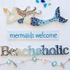 Beachcombers Mosaic Beachaholic Sign Wall Coastal Plaque Sign Wall Hanging Decor Decoration For The Beach 23.6 x 0.5 x 3.5 Inches. - 2 of 3