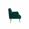 Rosa Transitional Comfy Living Room Armchair with Metal Legs | ARTFUL LIVING DESIGN - 3 of 4