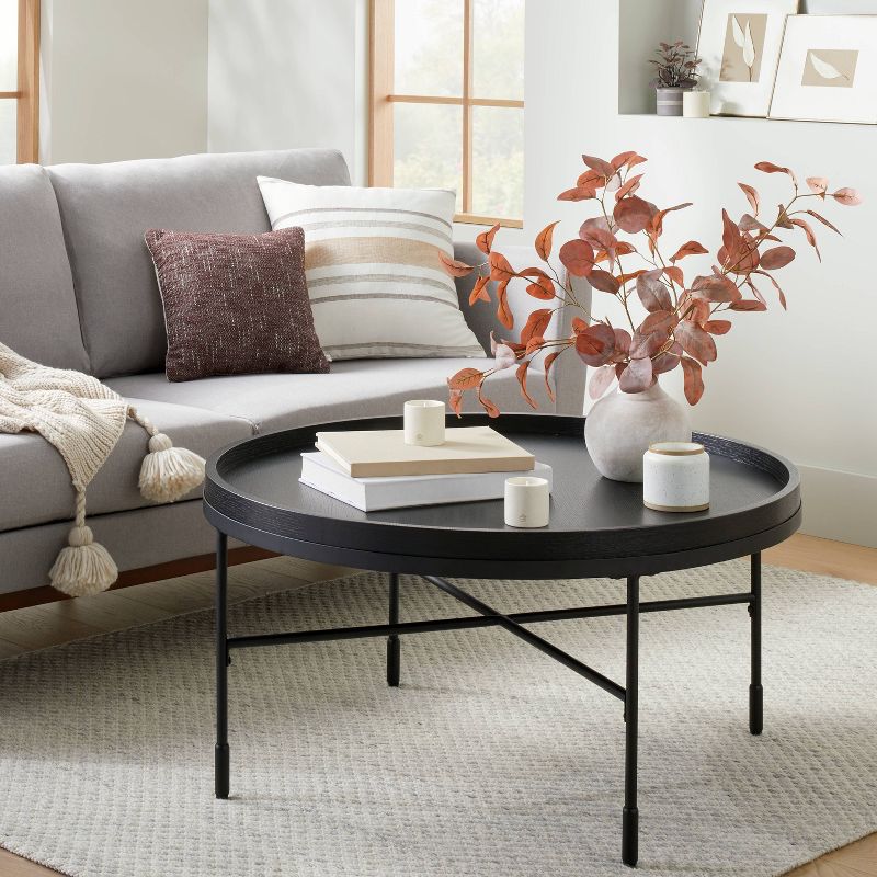 Wood &#38; Metal Coffee Table - Black - Hearth &#38; Hand&#8482; with Magnolia, 3 of 12