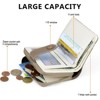 FATMOON Women’s Wallet - Kawaii Floral Wallet for Women - Stylish Compact & Lightweight PU Leather Card Holder for Travel, Daily Use - 4 of 4