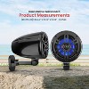 Pyle 4" 2-Way Waterproof Off-Road Marine Speakers - Compact Box System with 360° Mounting Bracket (PLMRWK49BK.5) - Black - 2 of 4
