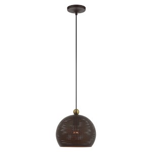 Livex Lighting Dublin 1 - Light Pendant in  Bronze - 1 of 1