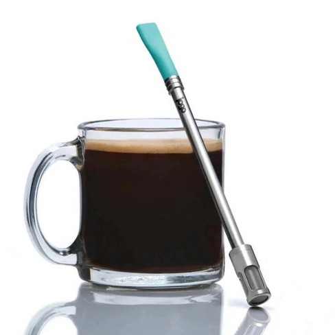 JoGo Stainless Steel Brewing Straw for Coffee, Tea, and More | Ultra-Portable and Reuseable | Great for Camping and Traveling - image 1 of 4