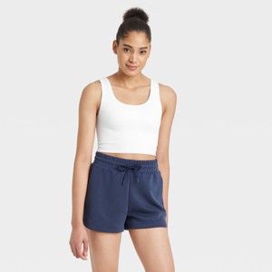 Women's Seamless Cropped Tank Top - All In Motion™ - 1 of 4