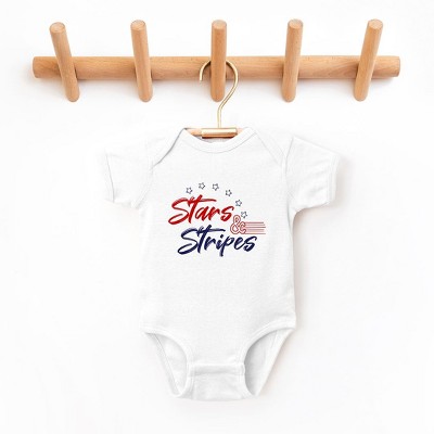 The Juniper Shop Stars And Stripes Baby Bodysuit