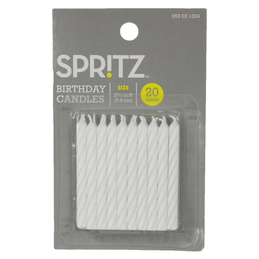 20ct Swirl Birthday Candle  - Spritz&amp;#153;