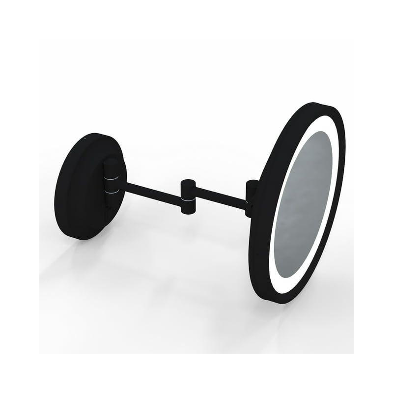 Aptations Kimball & Young Single-Sided LED Round Arm Wall Mirror, 2 of 7