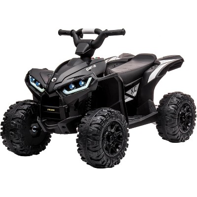 12V Kids Ride On ATV,Battery Powered Electric Four Wheeler with Music, Led Lights, High/Low Speed Modes