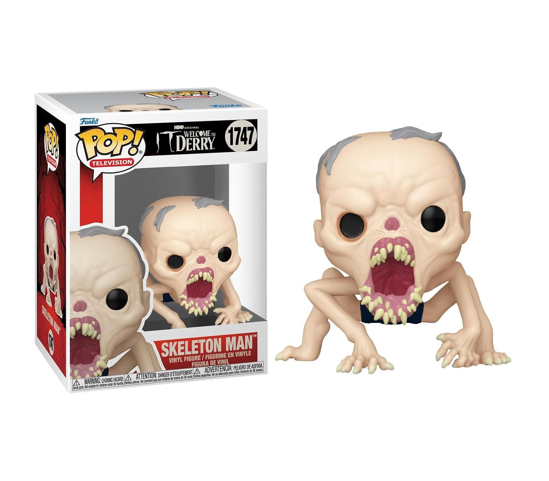 Funko Pop! TV: Welcome to Derry - Skeleton Man - IT - Vinyl Figure #1747 #87258