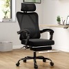 TinyHomie Ergonomic Office Chair with Footrest, Headrest, High Back Computer Chair with Adjustable Lumbar Support - 3 of 4