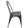 Set of 2 Austin Industrial Dining Chair Metal/Antique Bronze - LumiSource - image 3 of 4
