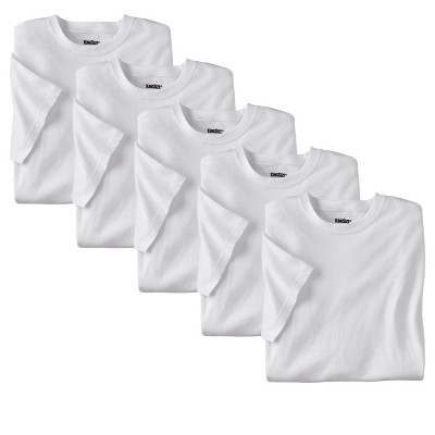 Kingsize Men's Big & Tall Cotton Crewneck Undershirts 5 Pack - Big ...