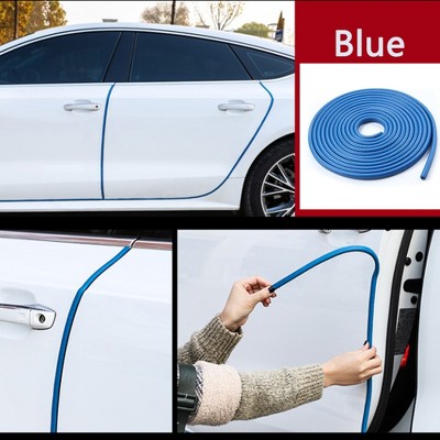 Car door anti-collision strip with anti scratch rubber strip decorative car sealing strip - suitable for most cars