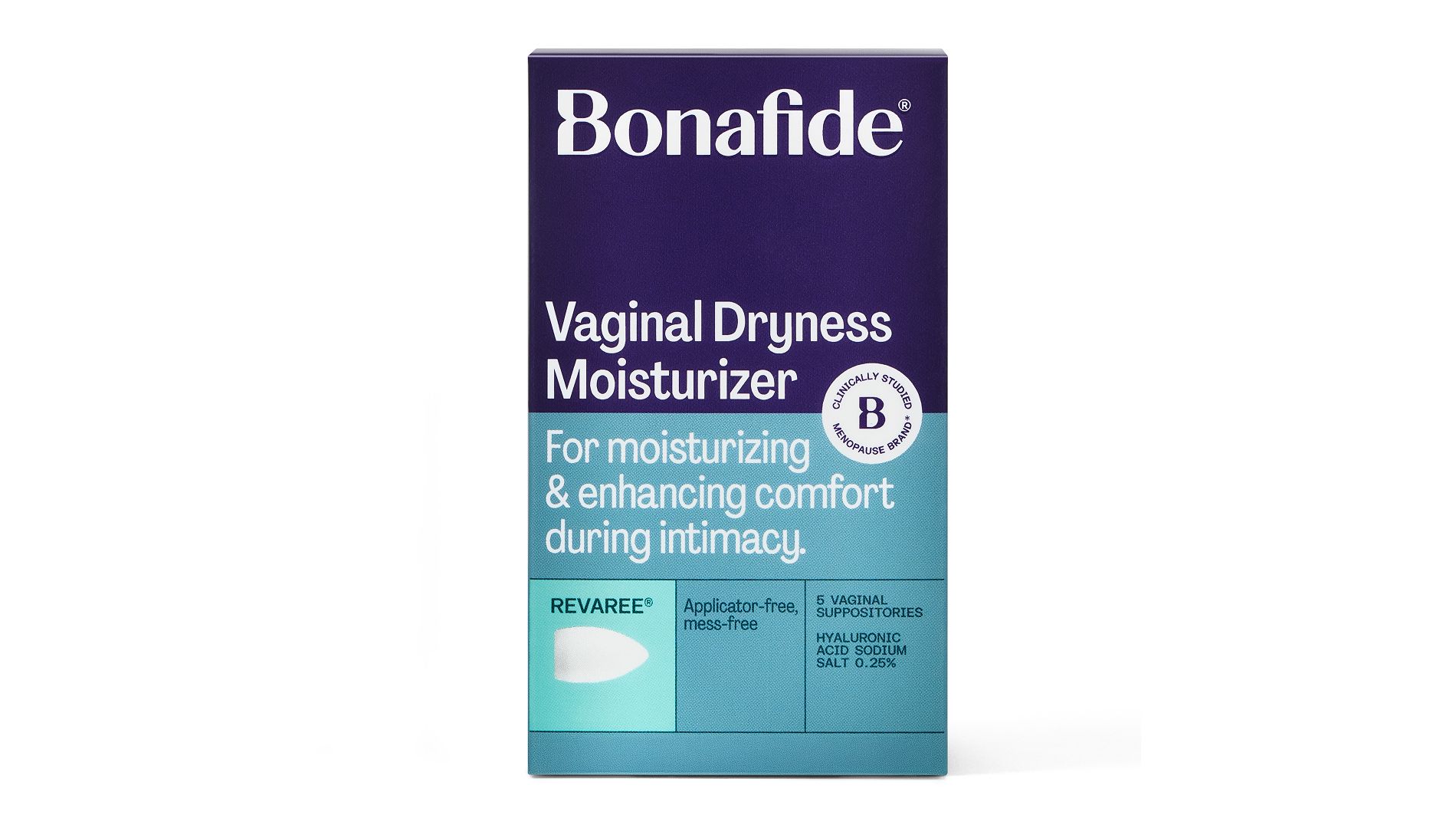 Bonafide Revaree Hyaluronic 15-Day Acid Suppositories - 5ct