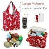 Christmas Reusable Grocery Bags 10 Pack Reusable Shopping Bag - 2 of 4