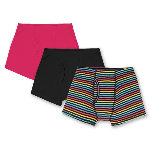 Mightly Boys Fair Trade Organic Cotton Underwear - Xx-large (14), Jewel  Stripe Combo, 3-pack : Target