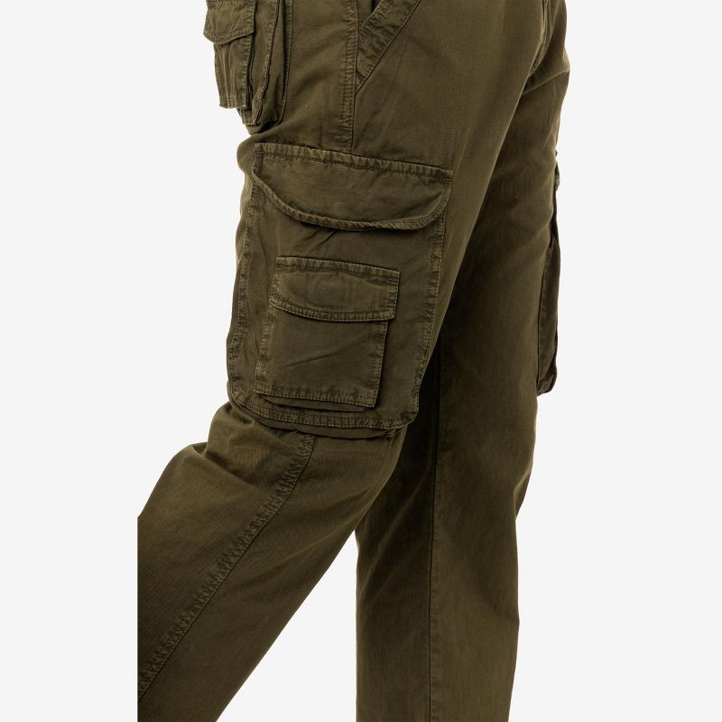 X RAY Men's Belted Classic Cargo Pants, 5 of 6