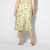 Women's Lace Trim Midi A-Line Skirt - Wild Fable™ - 3 of 3