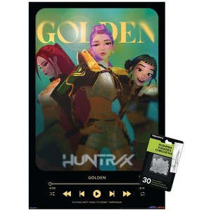 Trends International Netflix KPop Demon Hunters (2025) - Golden Playlist Unframed Wall Poster Prints - 1 of 4