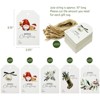 Wrapables Joyful Merry Christmas Holiday Gift Tags with Jute String for Gift-Wrapping, Labeling, Package Decoration (100pcs) - 2 of 4