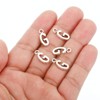 Unique Bargains Metal Bulk Elegant DIY Crafts Jewelry Making Initial Pendant 50 Pcs - 4 of 4