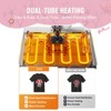 VEVOR Heat Press Machine, 12 x 15 inch, 8 in 1 Heat Transfer Machine with 6-30 oz Tumbler Press, 360° Swing Away T-Shirt Pressing, Pink - 4 of 4