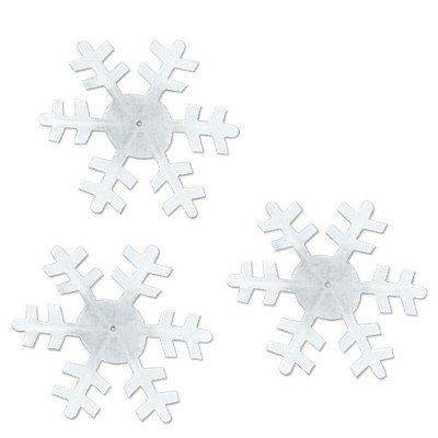 Beistle 3 1/2" - 4 1/2" Winter Snowflakes Cutouts; 75/Pack 20849