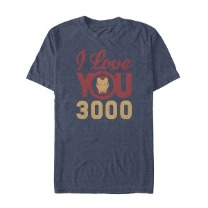 Men's Marvel Iron Man Love 3000 T-Shirt - 1 of 3