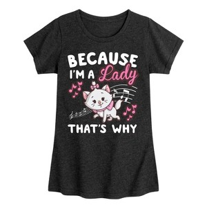 Girls' - Disney - The Aristocats Fitted Short Sleeve Graphic T-Shirt - 1 of 4