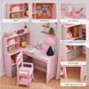 Kids Study Desk and Chair Set，Kids Writing Table, Students Activity Desk, Kids Table Set, Conner Reading Study Desk, for Boys and Girls Ages 3-8 - 3 of 4
