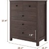 Garvee Elegant 5-Drawer Wooden Dresser – Modern Storage Unit with Metal Handles for Bedroom, Living Room, or Hallway - 2 of 4